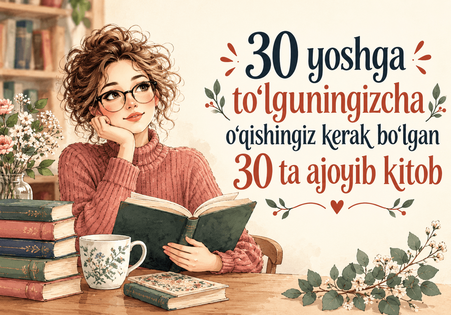 30 yoshga to‘lguningizcha o‘qishingiz kerak bo‘lgan 30 ta ajoyib kitob